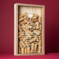 La Chaise Longue Vin & Champagne-CADRE BOUCHON ADDICT