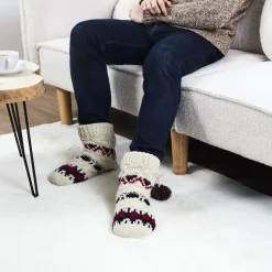 La Chaise Longue Cocoon-CHAUSSETTES JACQUARD FOREST FOLL