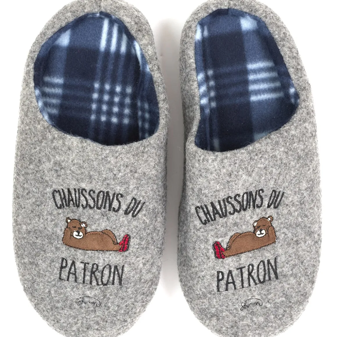 La Chaise Longue Cocoon-CHAUSSONS DU PATRON TAILLE 42/43