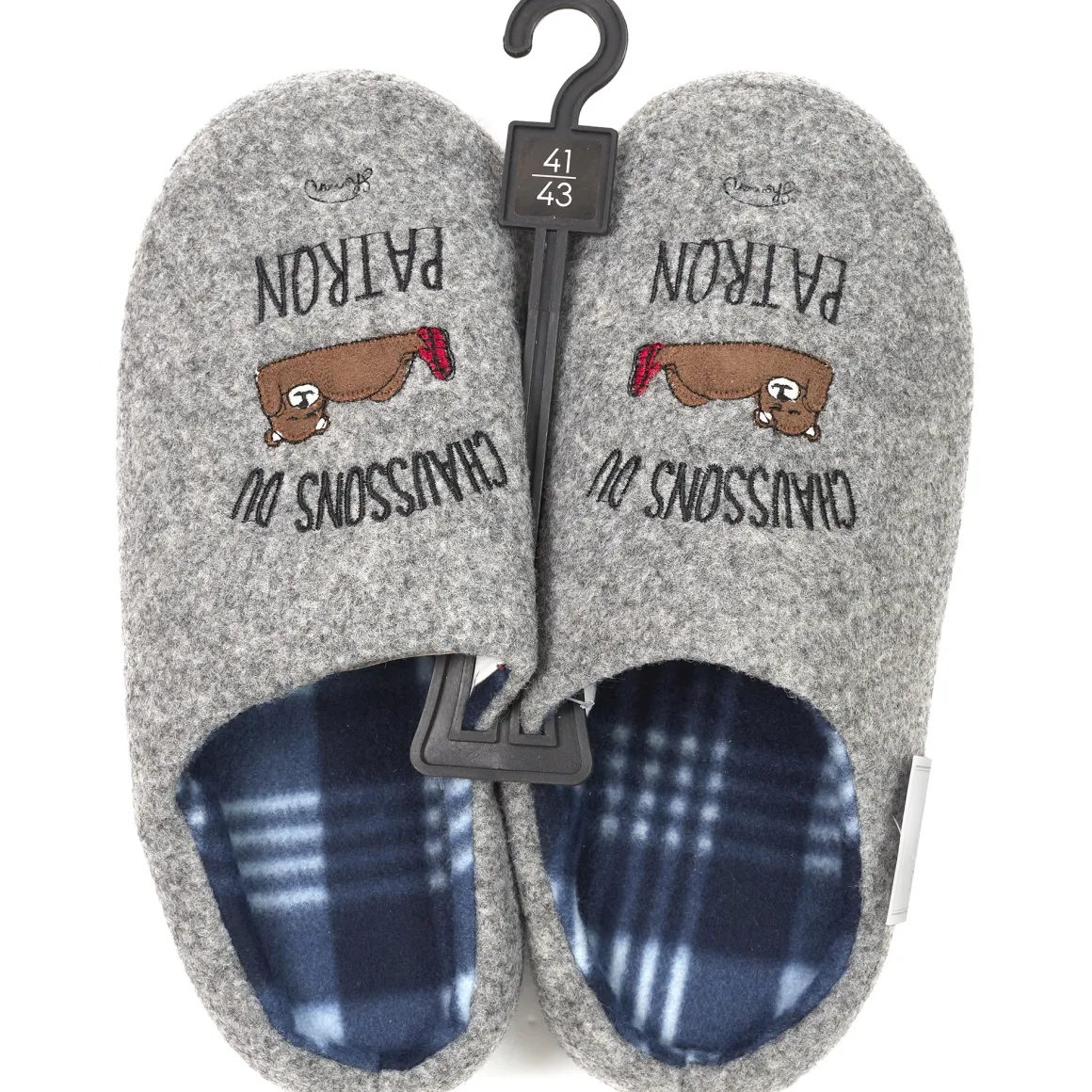La Chaise Longue Cocoon-CHAUSSONS DU PATRON TAILLE 42/43