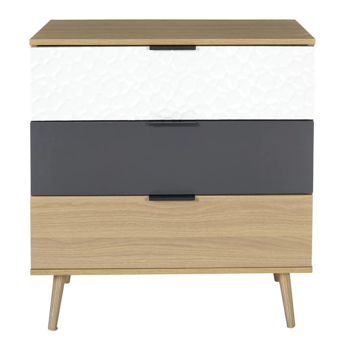 La Chaise Longue Mobilier-COMMODE 3 TIROIRS SVEN
