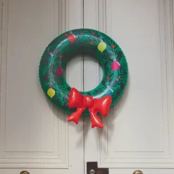 La Chaise Longue Célébration-COURONNE DE NOEL GONFLABLE