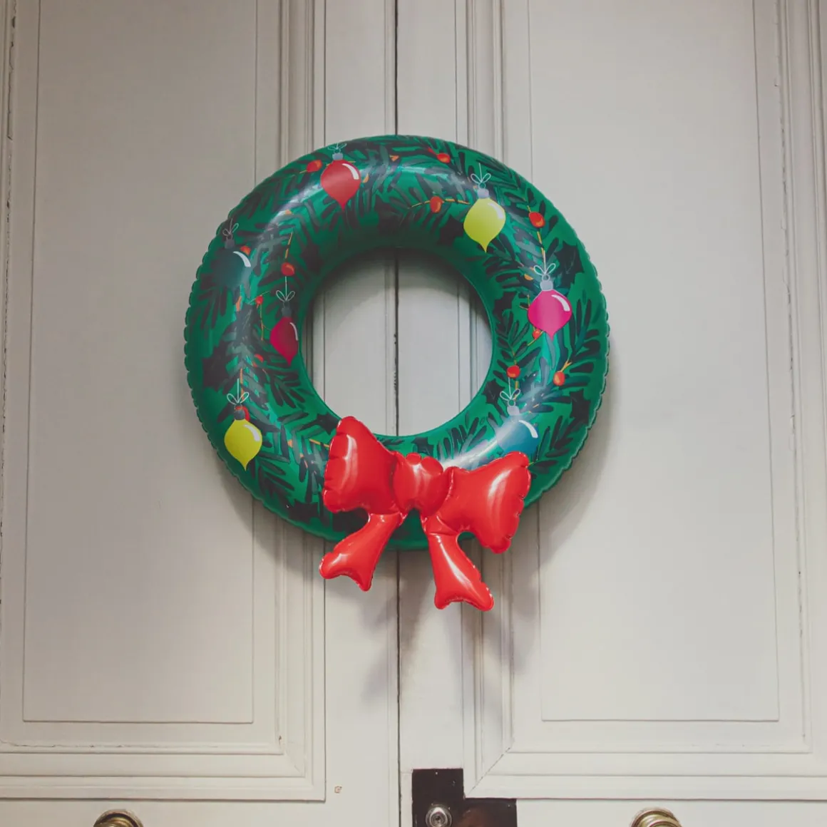 La Chaise Longue Célébration-COURONNE DE NOEL GONFLABLE