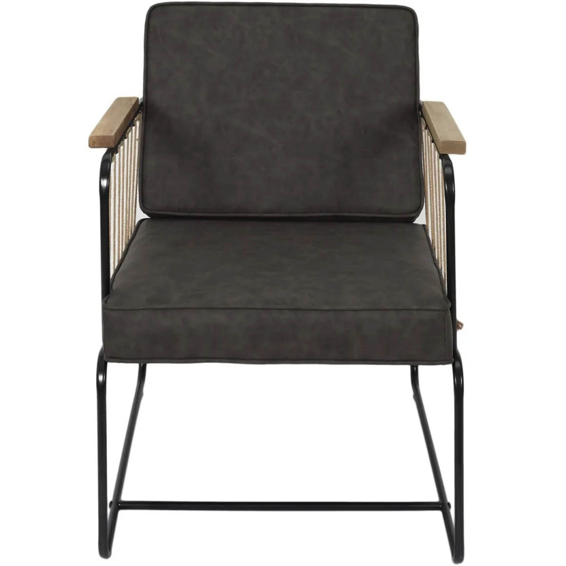 La Chaise Longue Mobilier-FAUTEUIL BENSON MARRON