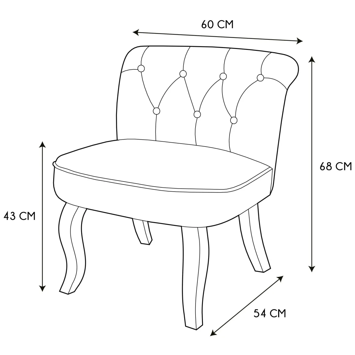 La Chaise Longue Mobilier-FAUTEUIL ELEONOR NOIR TISSU GRIS