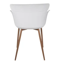La Chaise Longue Mobilier-FAUTEUIL LORENS BLANC - Lot de 2