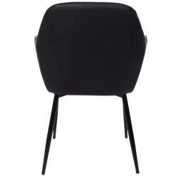 La Chaise Longue Mobilier-FAUTEUIL MEMPHIS GRIS ET NOIR - Lot de 2