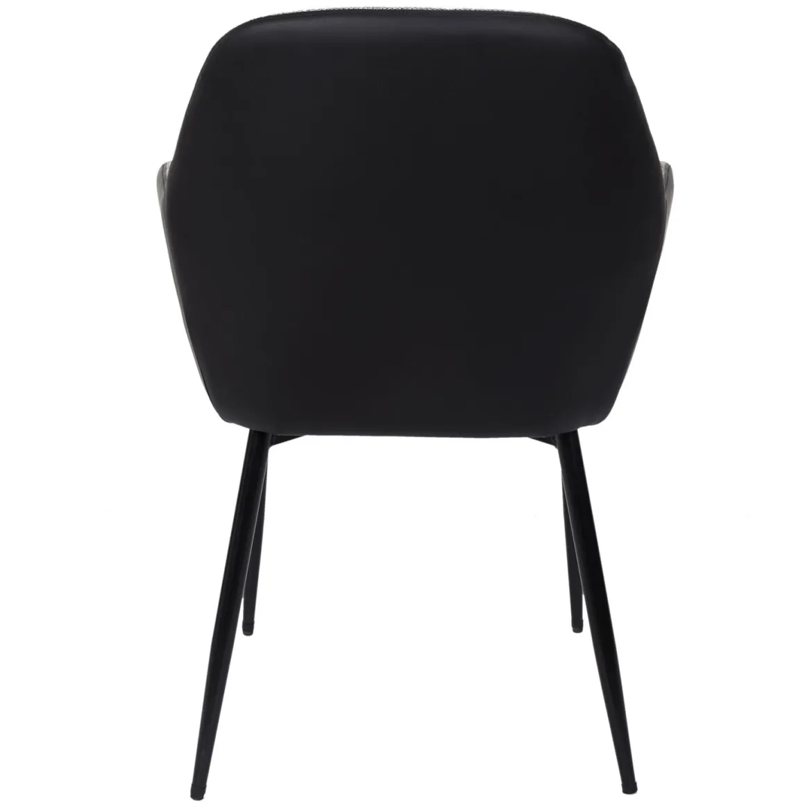 La Chaise Longue Mobilier-FAUTEUIL MEMPHIS GRIS ET NOIR - Lot de 2