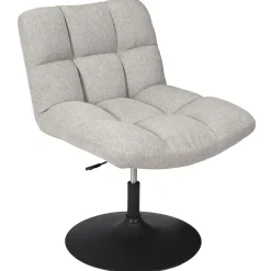 La Chaise Longue Mobilier-FAUTEUIL PIVOTANT ANTON GRIS