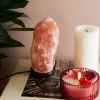 La Chaise Longue Déco Lumineuse|Déco-LAMPE CRISTAL DE SEL ROSE