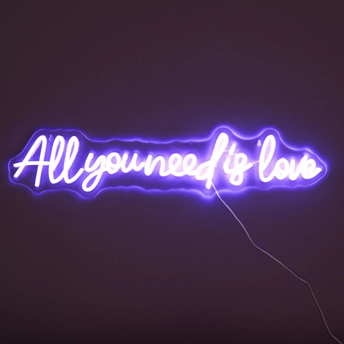 La Chaise Longue Déco Lumineuse|Déco-LAMPE EFFET NEON ALL YOU NEED IS LOVE