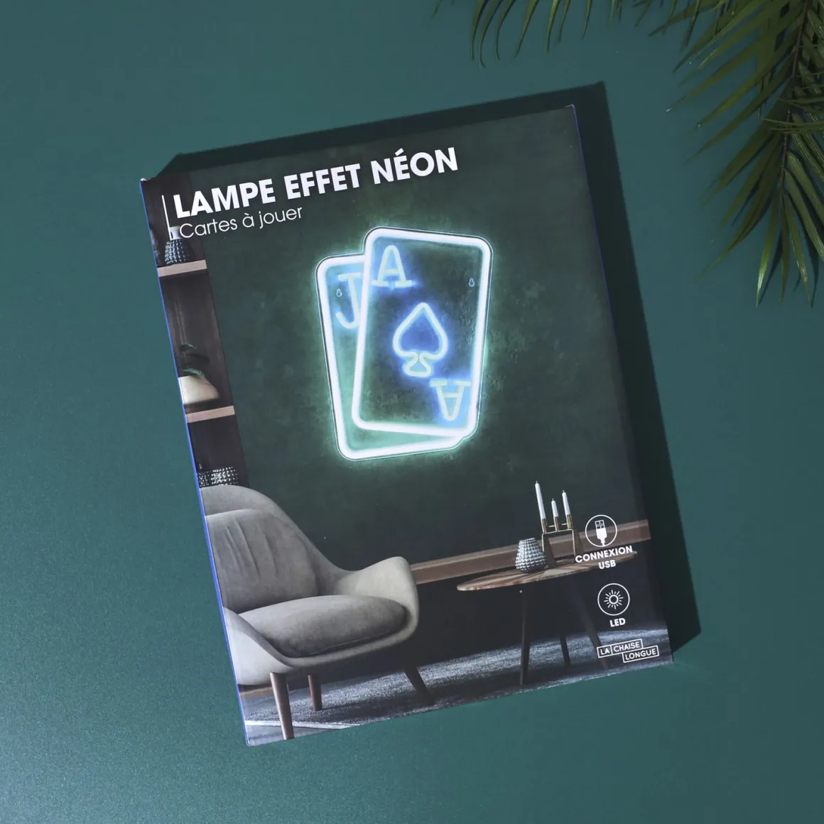 La Chaise Longue Déco Lumineuse|Déco-LAMPE EFFET NEON CARTES A JOUER