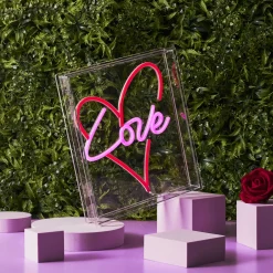 La Chaise Longue Déco Lumineuse|Déco-LAMPE EFFET NEON CŒUR LOVE