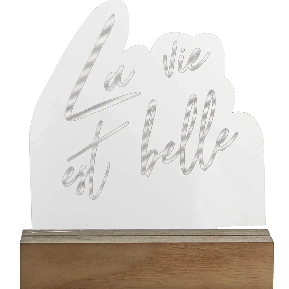 La Chaise Longue Déco Lumineuse|Déco-LAMPE NEON LA VIE EST BELLE