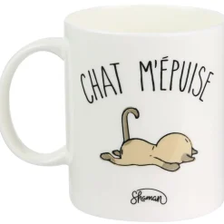 La Chaise Longue Thé & Café-MUG CHAT M EPUISE