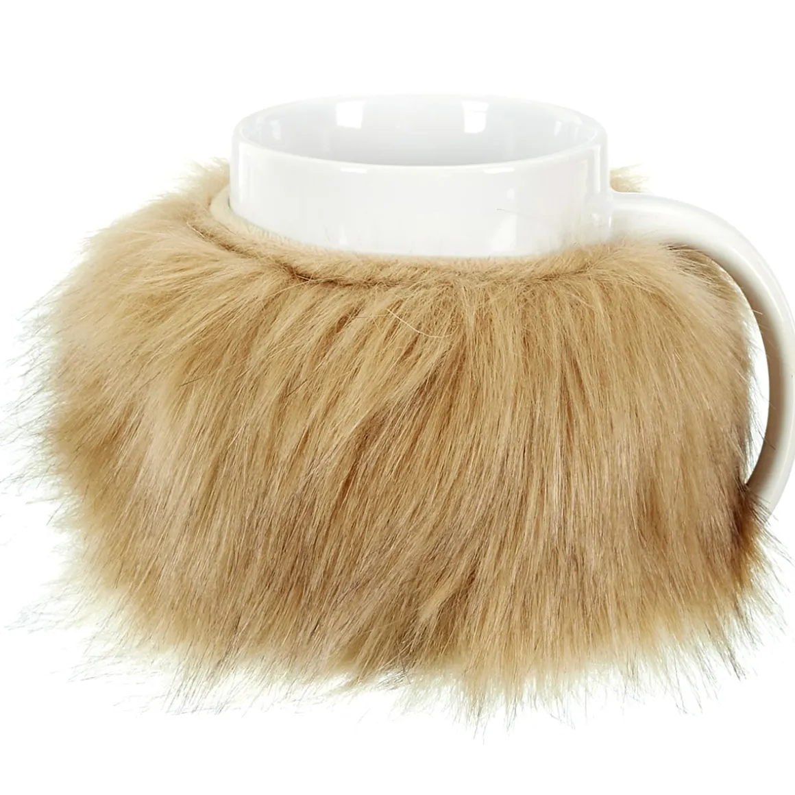 La Chaise Longue Thé & Café-MUG FOURRURE AMOVIBLE CHATAIN