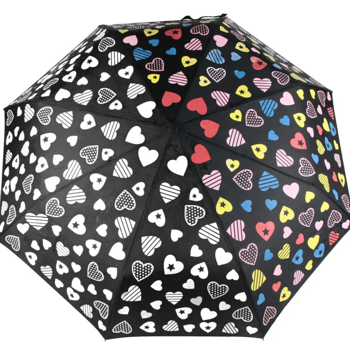 La Chaise Longue Accessoires-PARAPLUIE MAGIQUE CŒURS