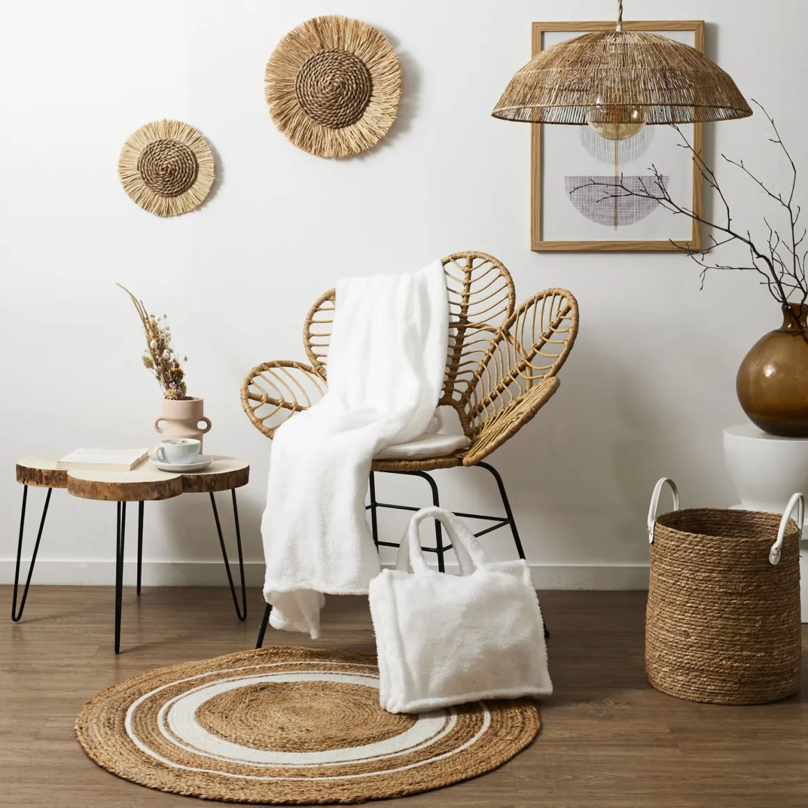 La Chaise Longue Cocoon-PLAID CABAS CALIN