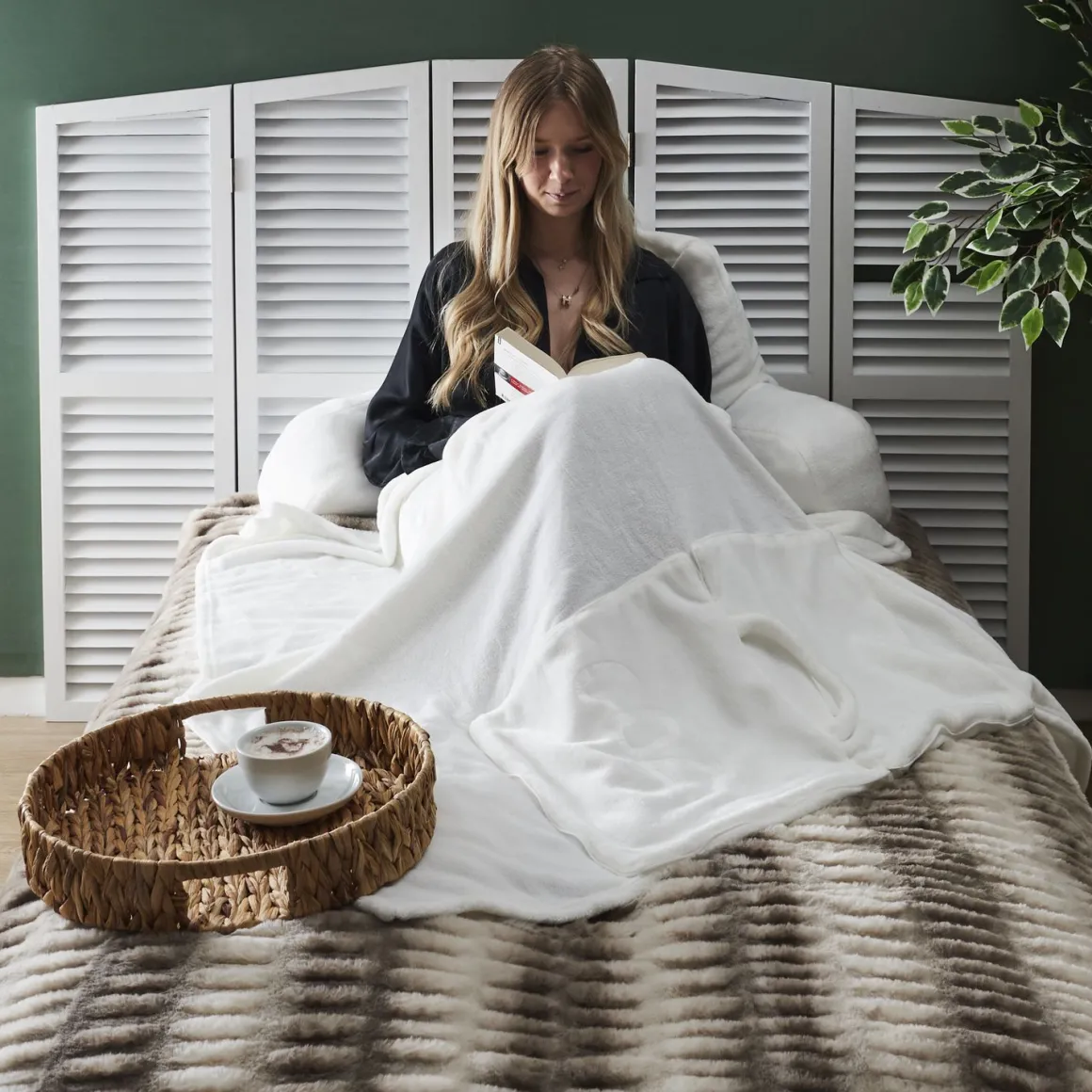La Chaise Longue Cocoon-PLAID COUSSIN COZY