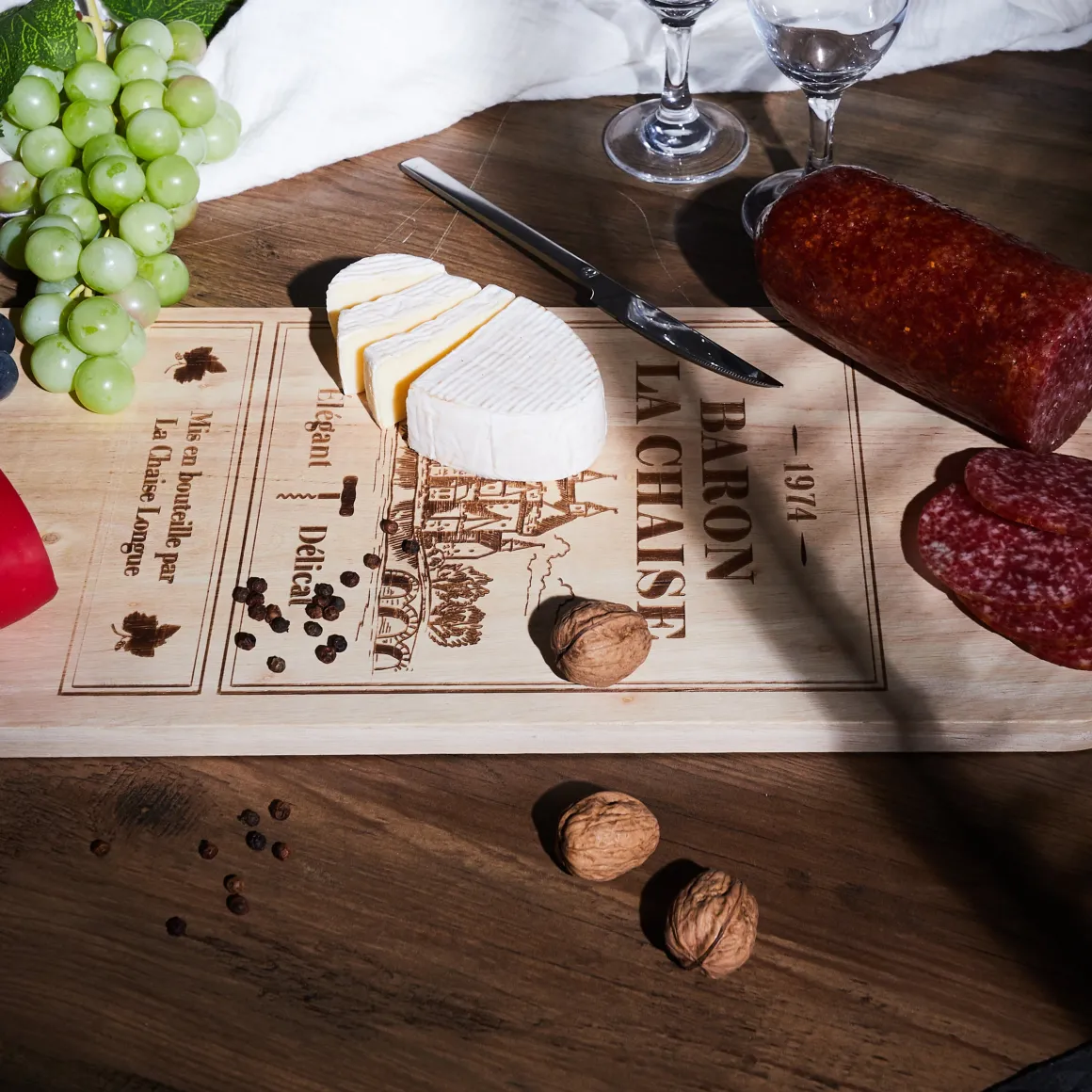 La Chaise Longue Accessoires|Accessoires De Cuisine-PLANCHE APERO BOUTEILLE BARON LA CHAISE