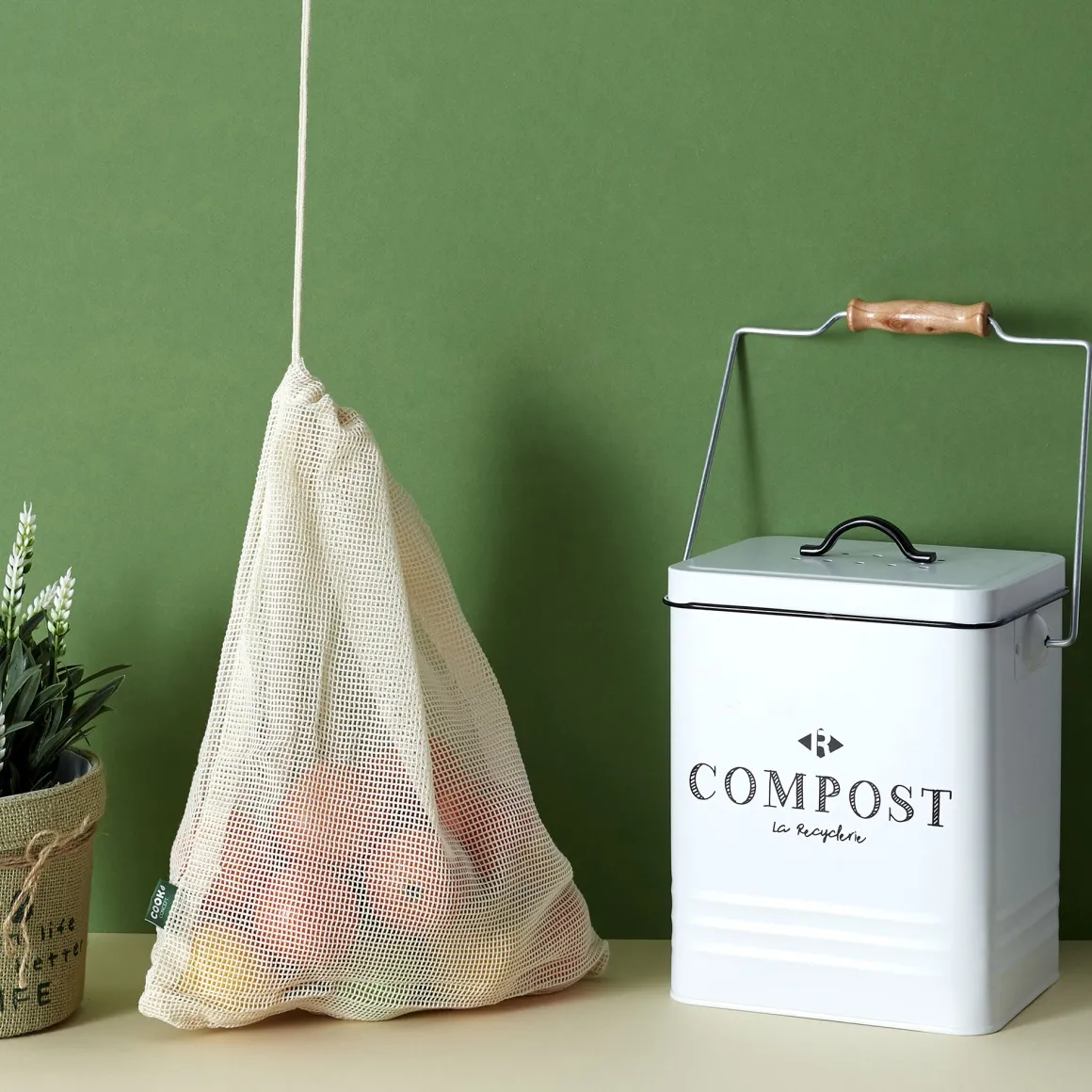 La Chaise Longue Loisirs & Entretien-POUBELLE DE COMPOSTAGE 5L