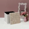 La Chaise Longue Déco-POUF PLIABLE TWEED BEIGE