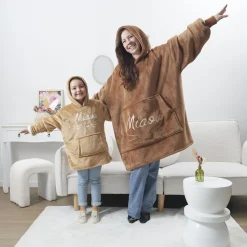 La Chaise Longue Cocoon-SWEAT PLAID ENFANT CHAT