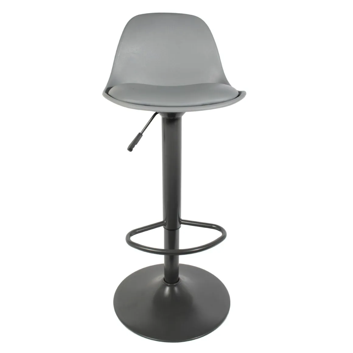La Chaise Longue Mobilier-TABOURET DE BAR ISAK GRIS - Lot de 2