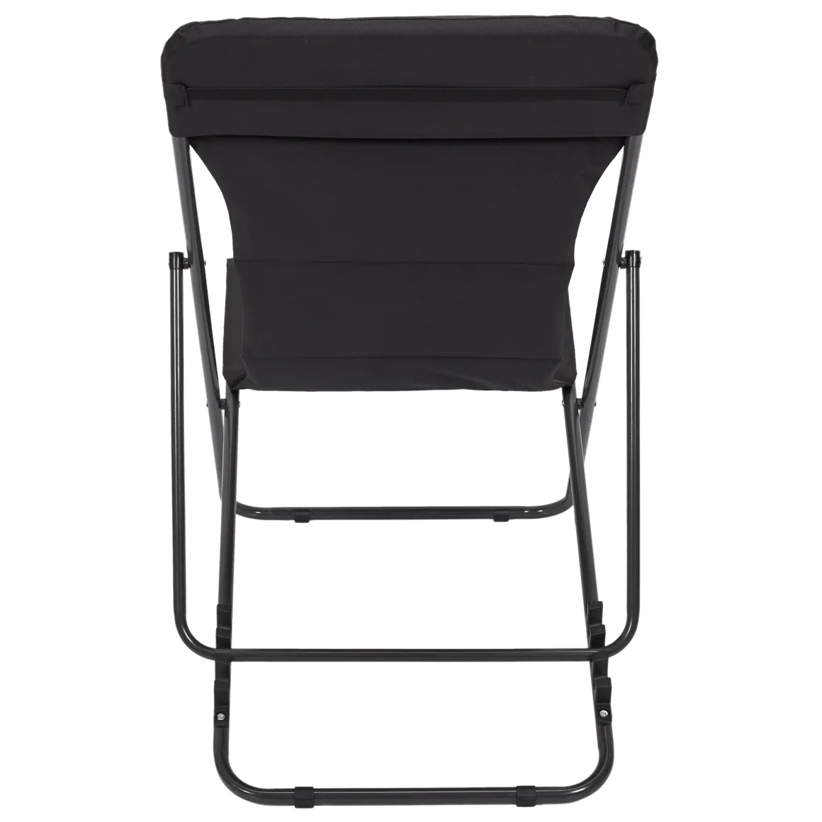 La Chaise Longue Mobilier-TRANSAT PLIANT CORFOU NOIR