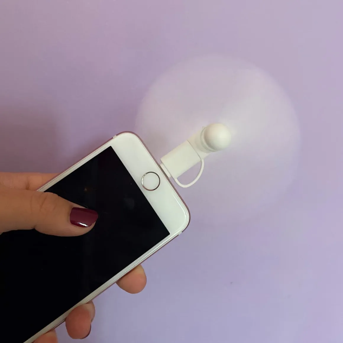 La Chaise Longue Accessoires|Accessoires Smartphone-VENTILATEUR SMARTPHONE BLANC