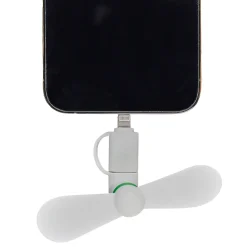 La Chaise Longue Accessoires|Accessoires Smartphone-VENTILATEUR SMARTPHONE BLANC