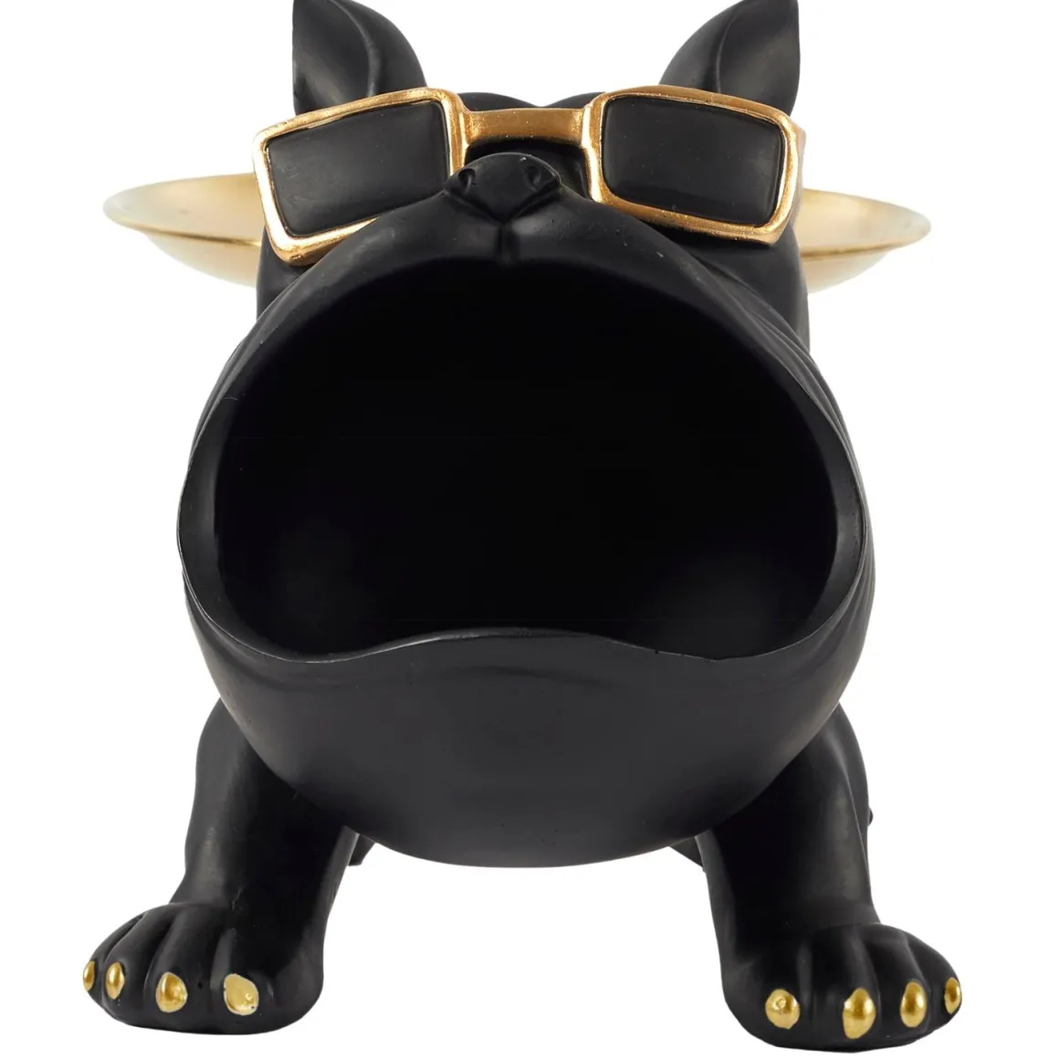 La Chaise Longue Déco-VIDE POCHES BOULEDOGUE MOLOSSE NOIR
